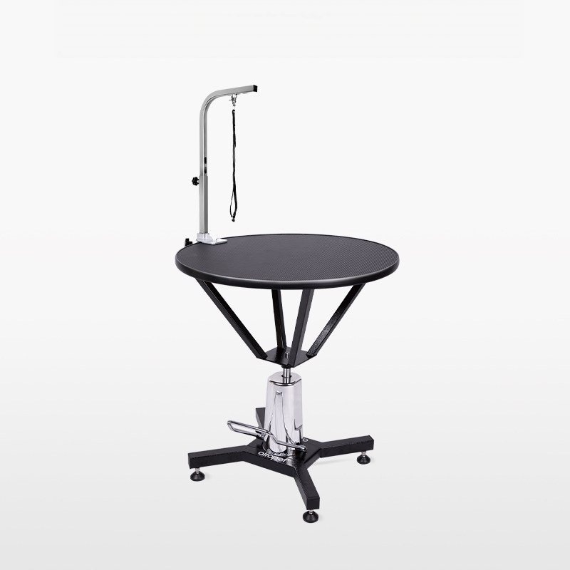 FORTAPURE AP-805A Hydraulic Lift Round Pet Grooming Table for Cats Product Detail
