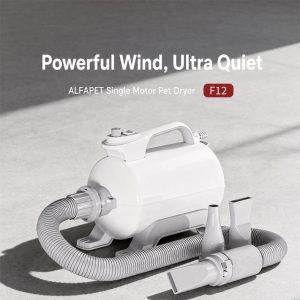 FORTAPURE F10 Secadora de Mascotas para Gatos 1500W de Frecuencia Variable con Ion Negativo