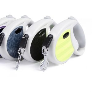 FORTAPURE L-009 Herramienta de Paseo para Mascotas Correa Retráctil para Perros 2.5M