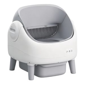 FORTAPURE Mini-C Smart Automatic Cat Litter Box (Open Type, Self-Cleaning, WiFi App Control)