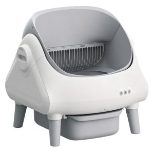 FORTAPURE Mini-D Smart Automatic Cat Litter Box (Open Type, Self-Cleaning, WiFi App Control)