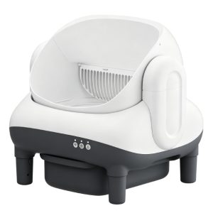 FORTAPURE Mini-E Smart Automatic Cat Litter Box (Open Type, Self-Cleaning, WiFi App Control)