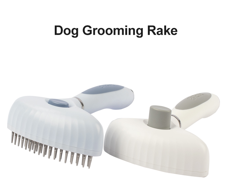 FORTAPURE Q-040 Self-Cleaning Stainless Steel Undercoat Rake Comb for Dogs and Cats Product Detail