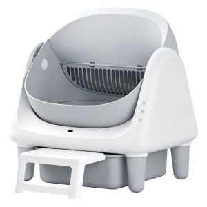 FORTAPURE QQ-A Smart Automatic Cat Litter Box (Open Type, Self-Cleaning, WiFi App Control)