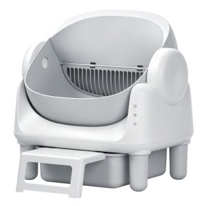 FORTAPURE QQ-B Smart Automatic Cat Litter Box (Open Type, Self-Cleaning, WiFi App Control)