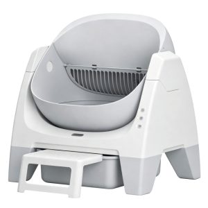 FORTAPURE QQ-C Smart Automatic Cat Litter Box (Open Type, Self-Cleaning, WiFi App Control)
