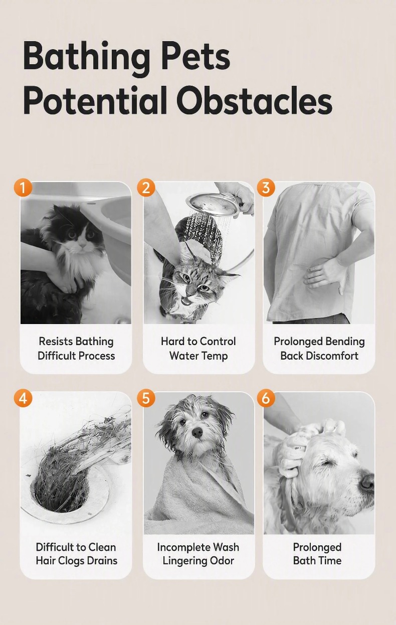 FORTAPURE R-03B Bañera SPA para Mascotas Detalle del Producto