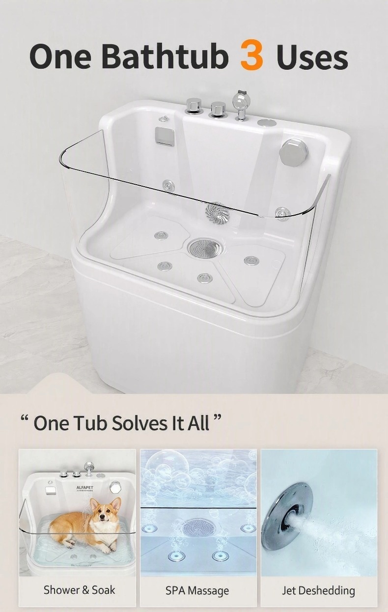 FORTAPURE R-03B Bañera SPA para Mascotas Detalle del Producto