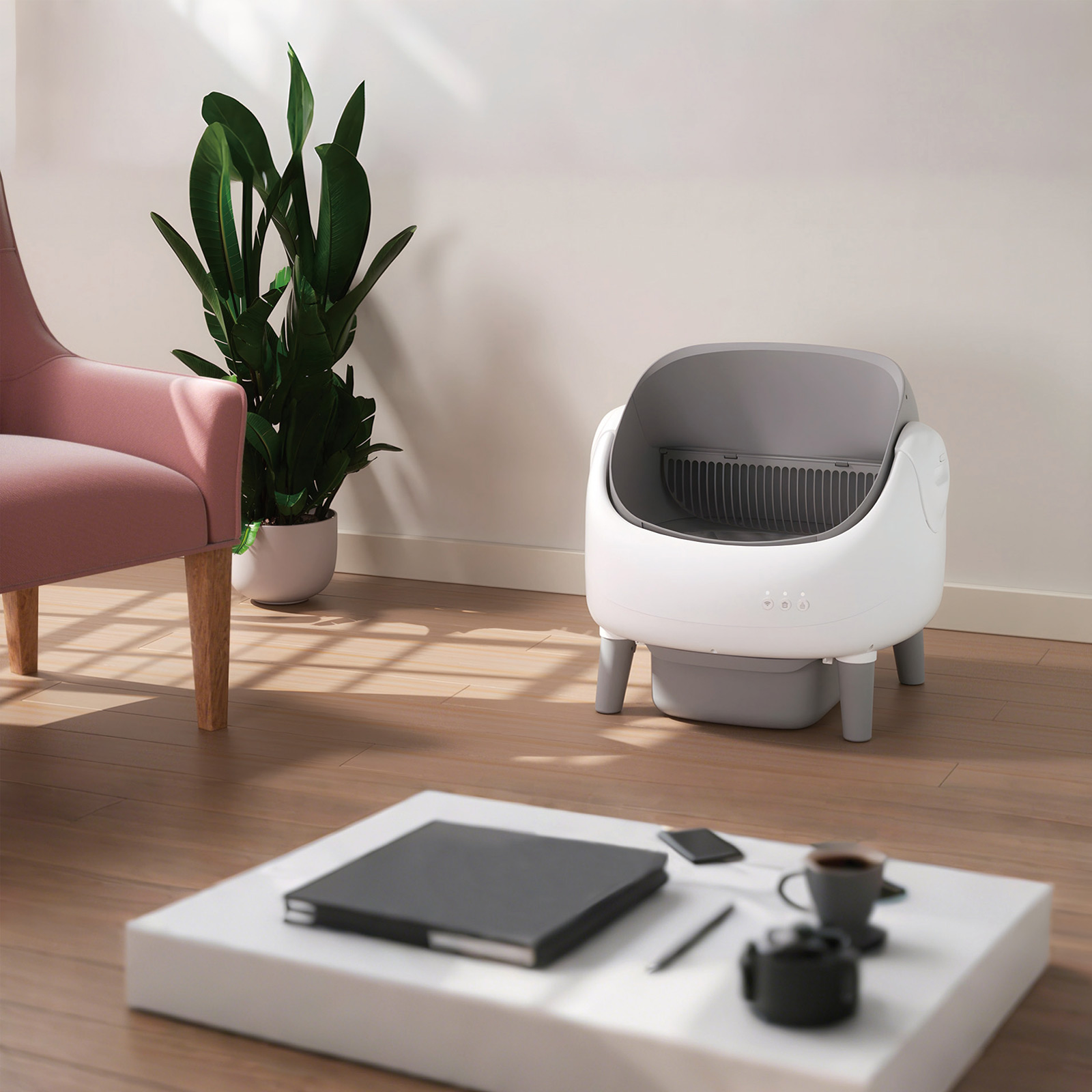 FORTAPURE Mini-E Smart Cat Litter Box Product Detail