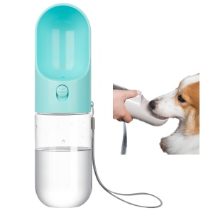 FORTAPURE T-010 Wholesale Portable Dog Water Bottle & Feeder for Travel (Blue/Pink/White)
